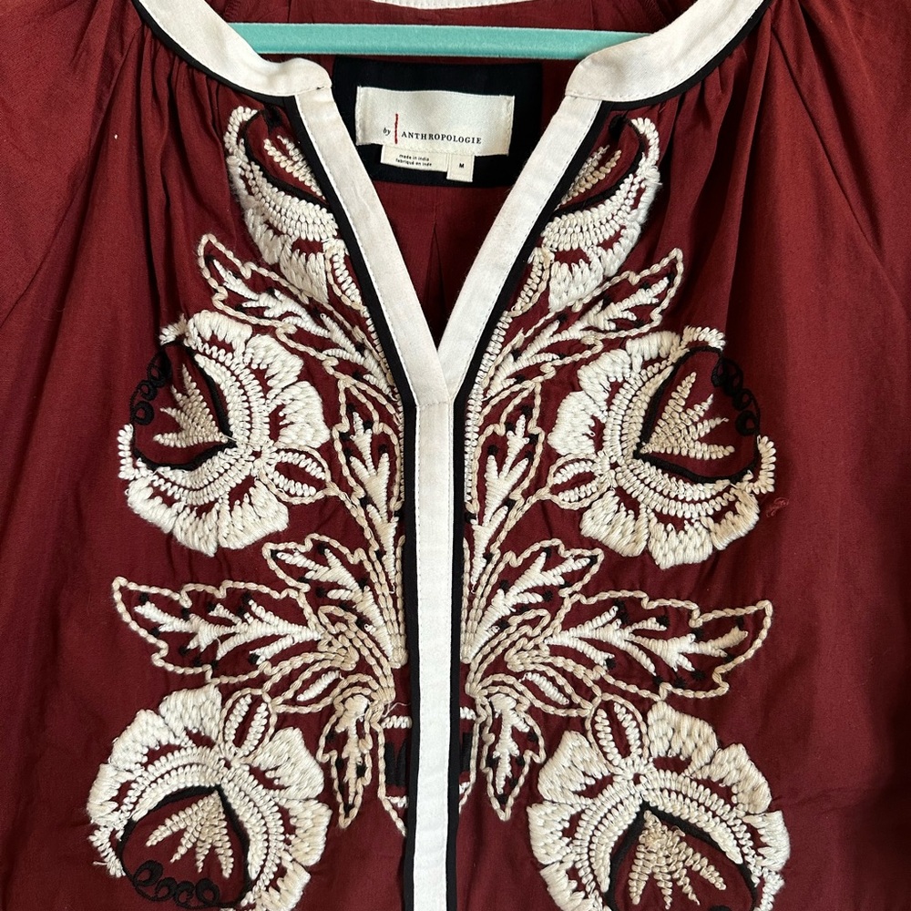 Anthropologie maxi dress size M